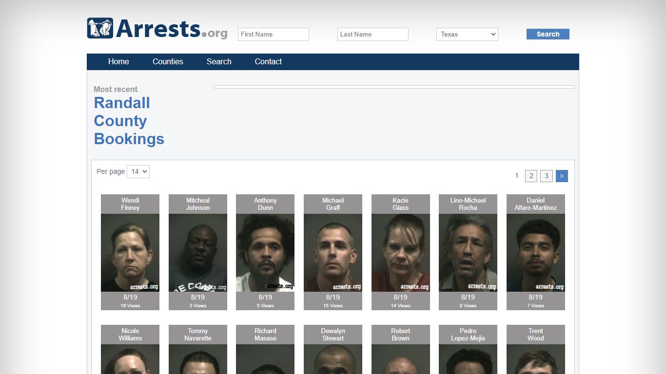 Randall County Arrests and Inmate Search